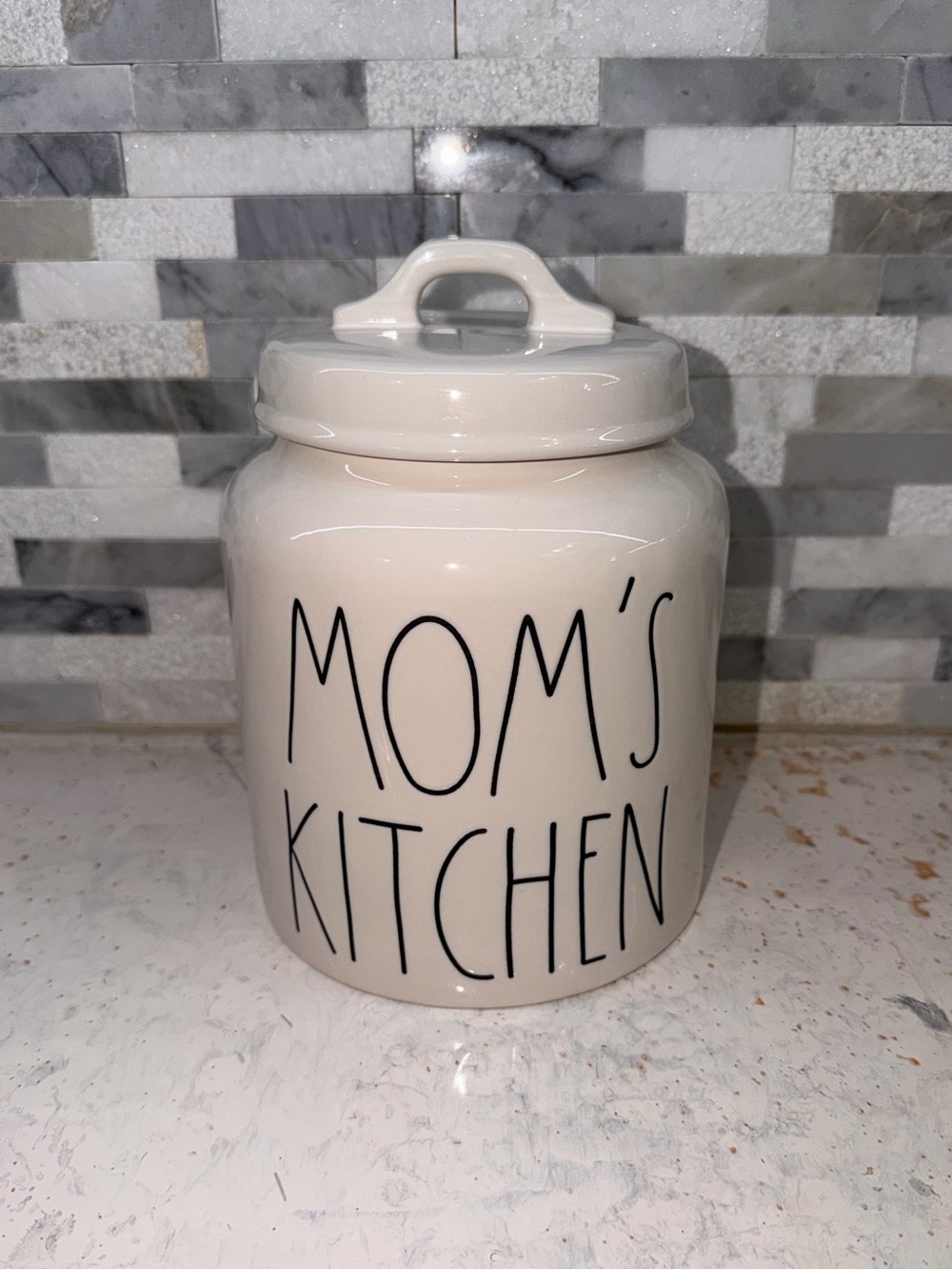 Rae Dunn MOM’S KITCHEN Ceramic Canister